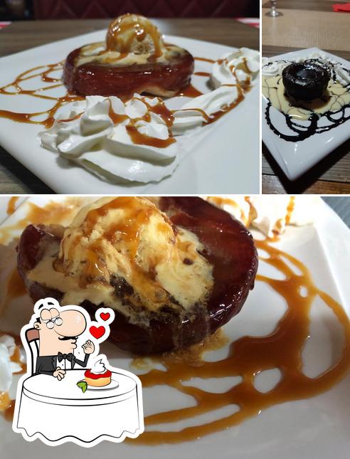 Escalibor sert une sélection de desserts