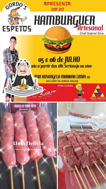 Comida em Gordo's Espetos