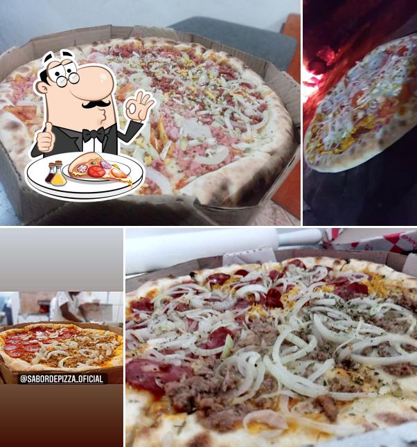 Consiga pizza no Pizzaria sabor de pizza