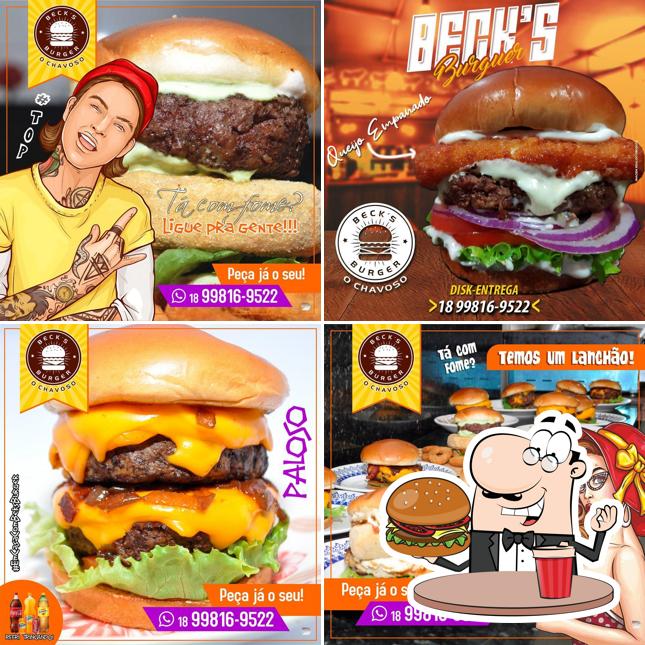 Os hambúrgueres do Beck's Burger o Chavoso irão satisfazer uma variedade de gostos