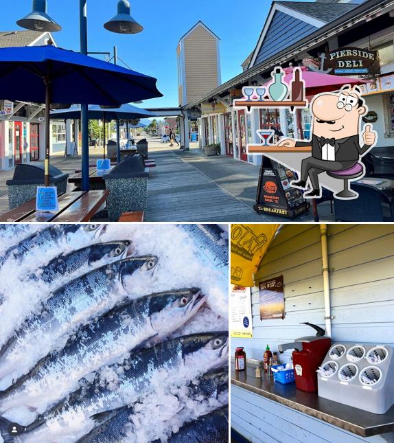 Steveston Spot Prawns & Seafood se distingue par sa intérieur et nourriture