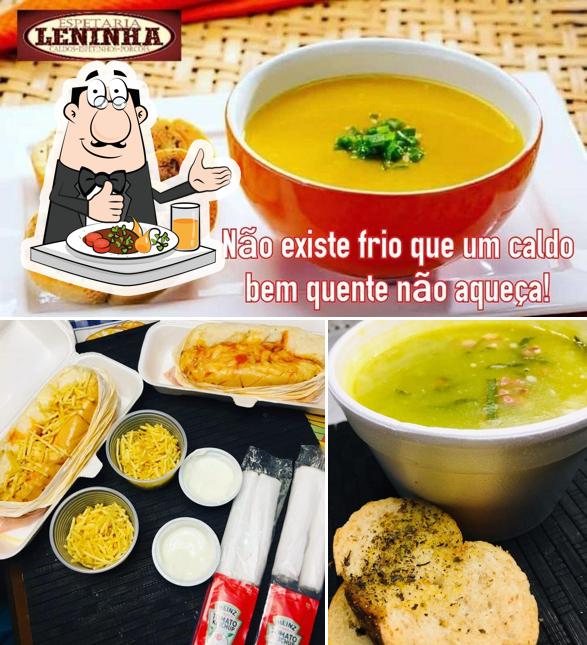 Food at Espetaria Leninha - Caldos, Espetinhos e Porções