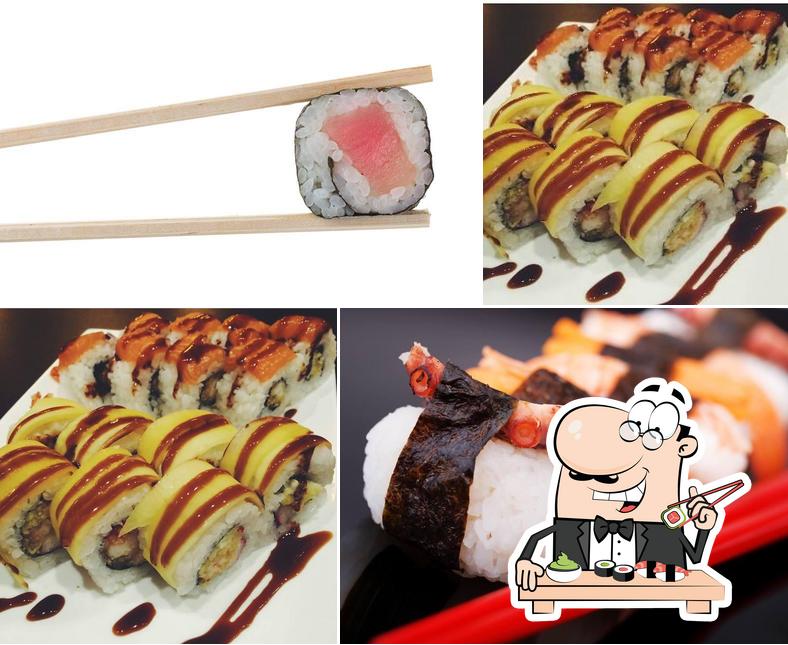 Scegli le diverse opzioni di sushi