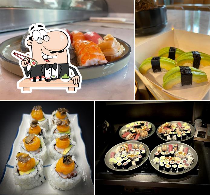 Les sushi sont offerts par SUSHO