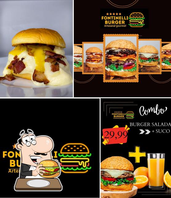 Delicie-se com um hambúrguer no Ops Fontinelli Burger