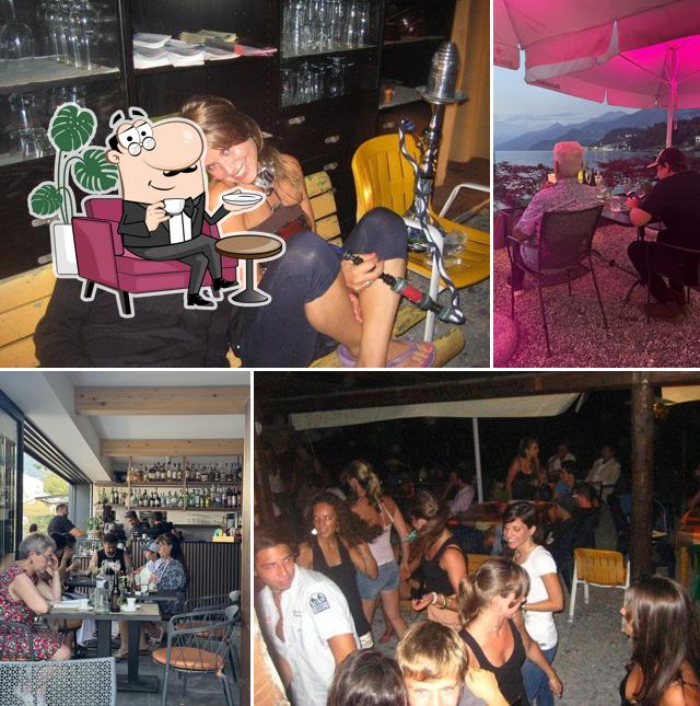 Gli interni di Riverside Snack Bar