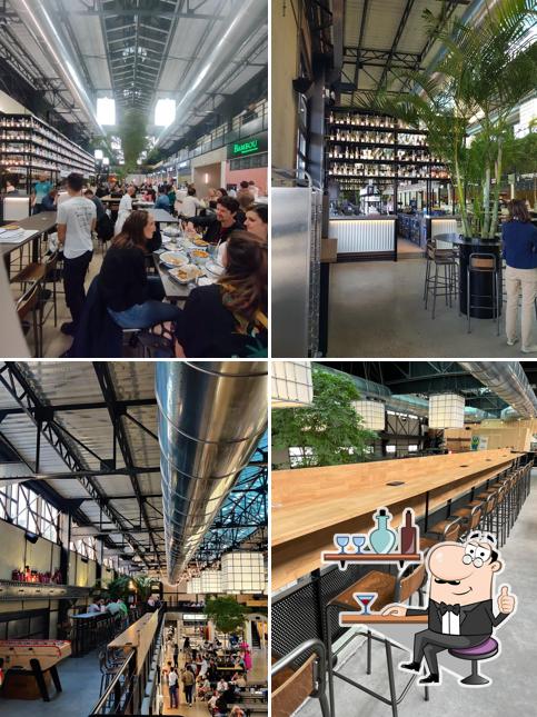 Découvrez l'intérieur de L'entrepôt Food Hall Rouen