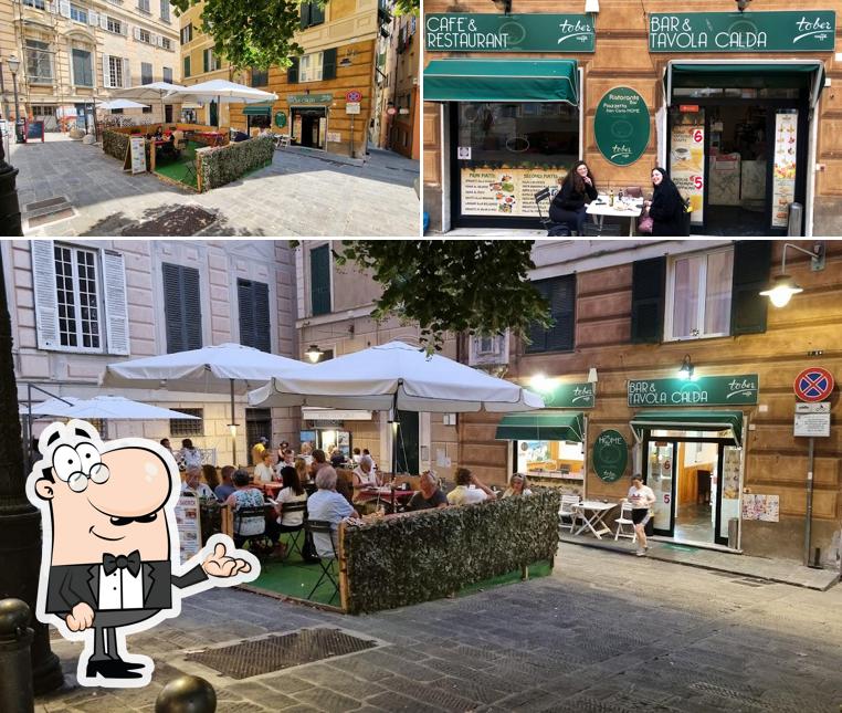 Voici l’image indiquant la intérieur et extérieur sur Piazzetta San Carlo RIstorante Home