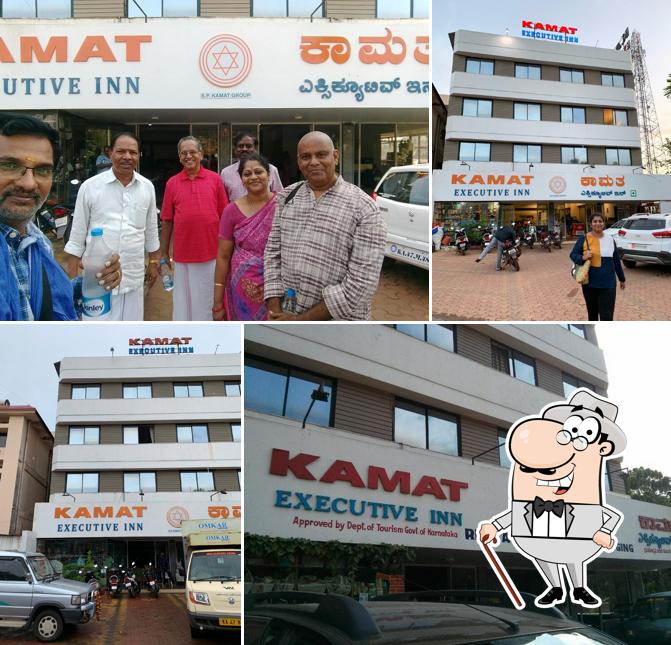 The exterior of Kamat Restaurant