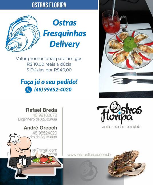 Try out seafood at Ostras Floripa