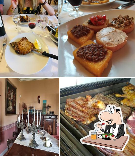 Nourriture à Collebrunacchi Ristorante B&B