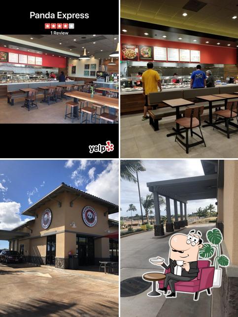 The picture of Panda Express’s interior and exterior