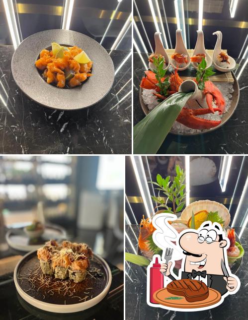Prenez des plats à base de viande à Ristorante MOJO Sushi Experience