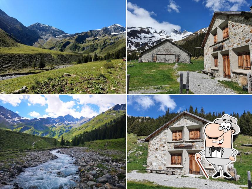 Goditi la vista dagli esterni di Alp Sardona