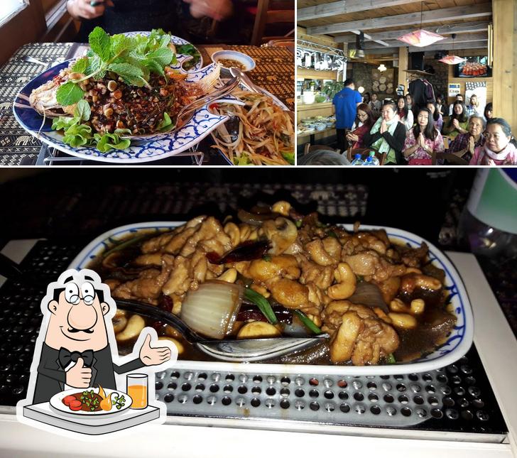 La immagine di cibo e interni da Baan Thai