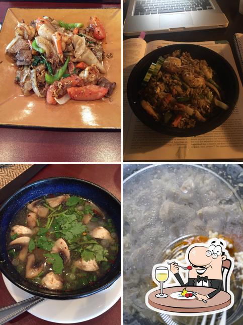 Food at Blue Mint Thai & Asian Cuisine