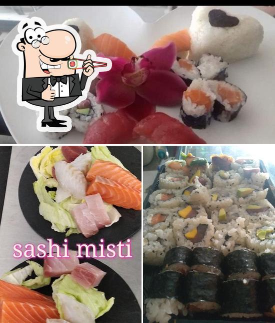 Ordina le varie opzioni di sushi