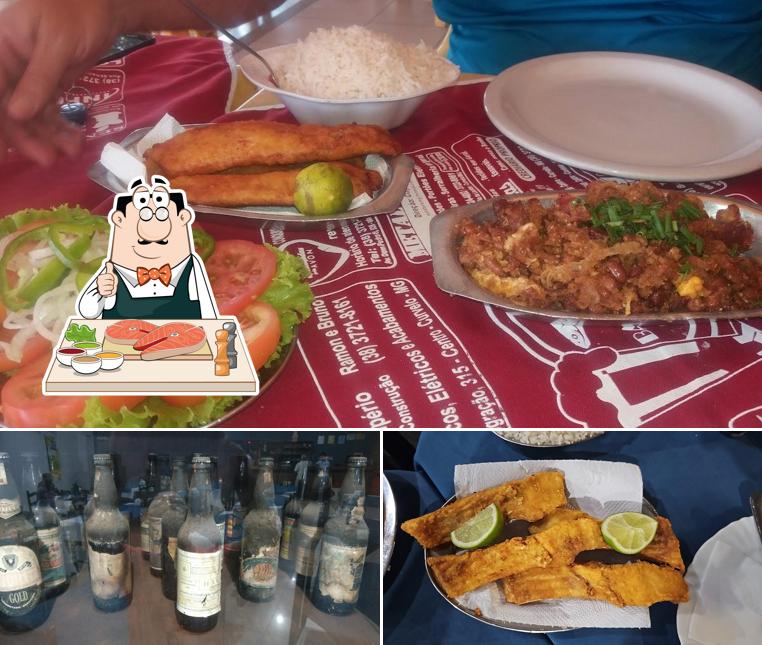 Peixe e fritas em Bar e Restaurante Zé Carlos