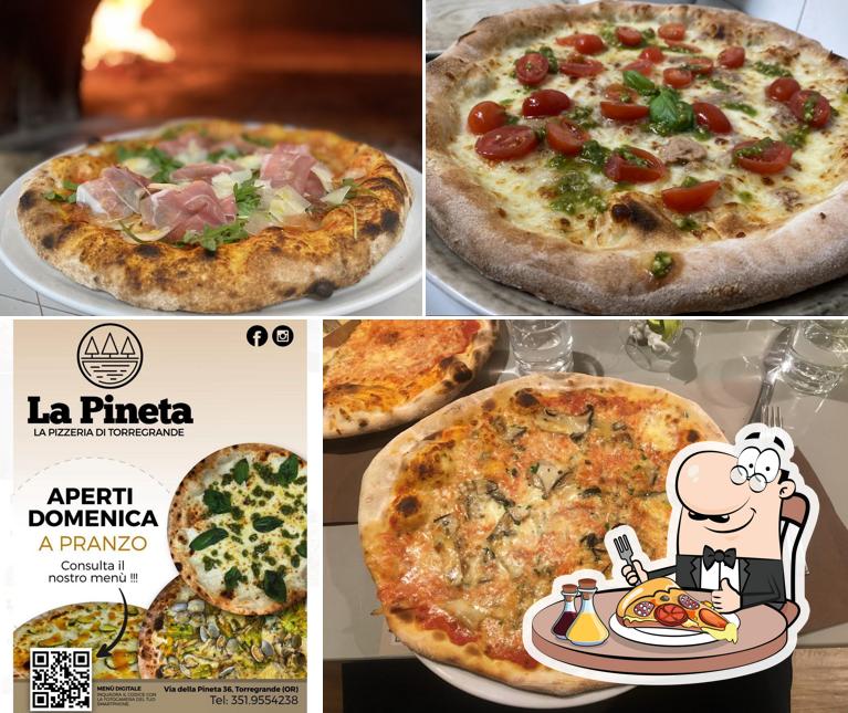 A Pizzeria La Pineta, puoi prenderti una bella pizza