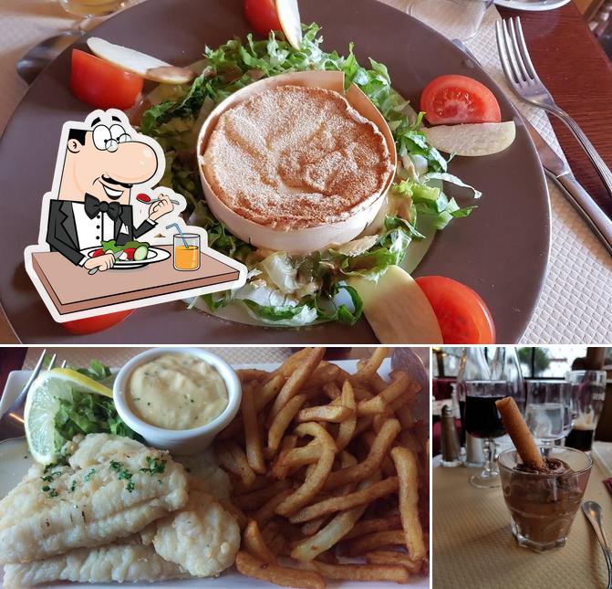 Check out the photo showing food and beverage at RESTAURANT AU RENDEZ-VOUS DES PECHEURS