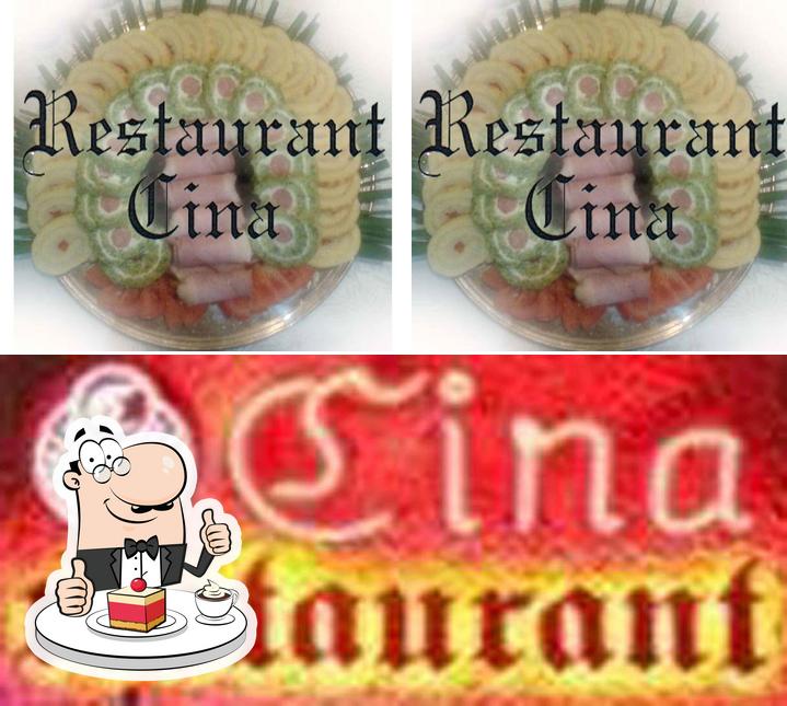 Restaurant CINA provides a range of desserts