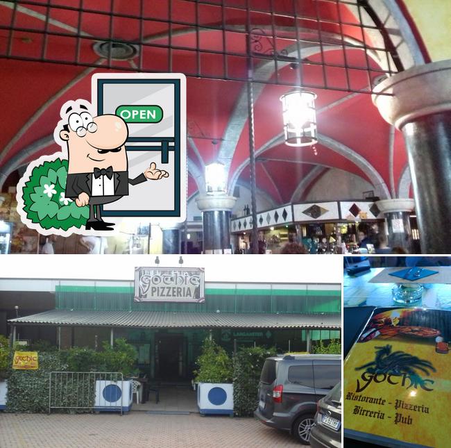 Gli esterni di Gothic Ristorante Pizzeria