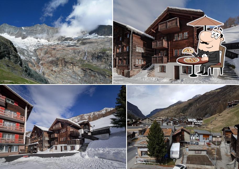 Goditi la vista dagli esterni di Swiss Alpin Lodge Hotel Roby