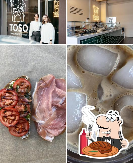 Ordina i un pasto a base di carne a TOSO