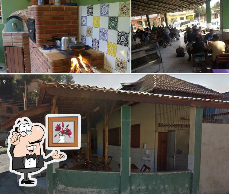 Entre diversos coisas, interior e exterior podem ser encontrados no Restaurante da Luzia Barra Mansa RJ