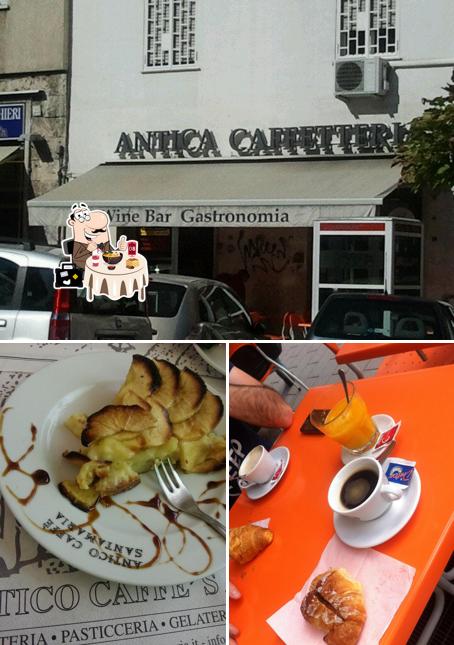 La immagine di cibo e esterno da Antica Caffetteria