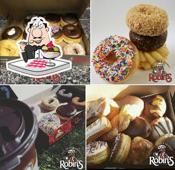 Robins Donuts propose une variété de plats sucrés