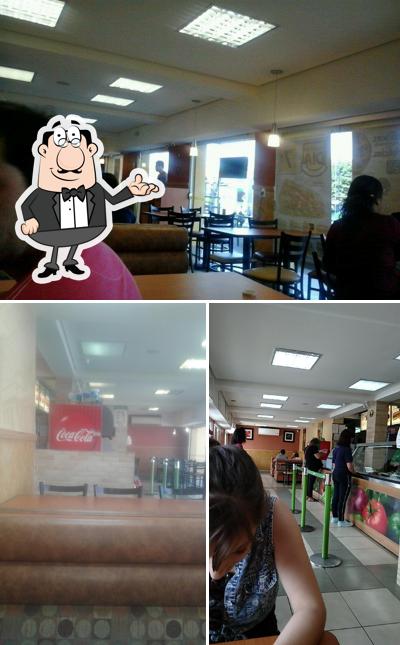 Veja imagens do interior do Subway