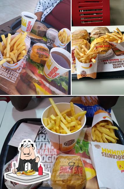 Peça batatas fritas no Burger King Drive Thru