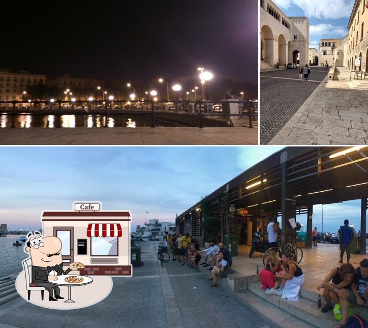 La esterno e interni del ristorante