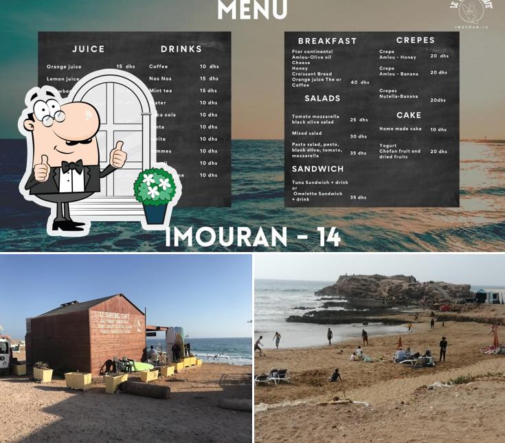 L'extérieur de Le Surfing Café