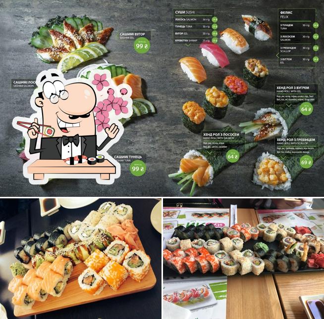 Treat yourself to sushi at Sushiya