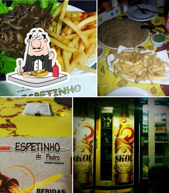 Prove cbatatas fritas francesas no Espetinho do Pedro