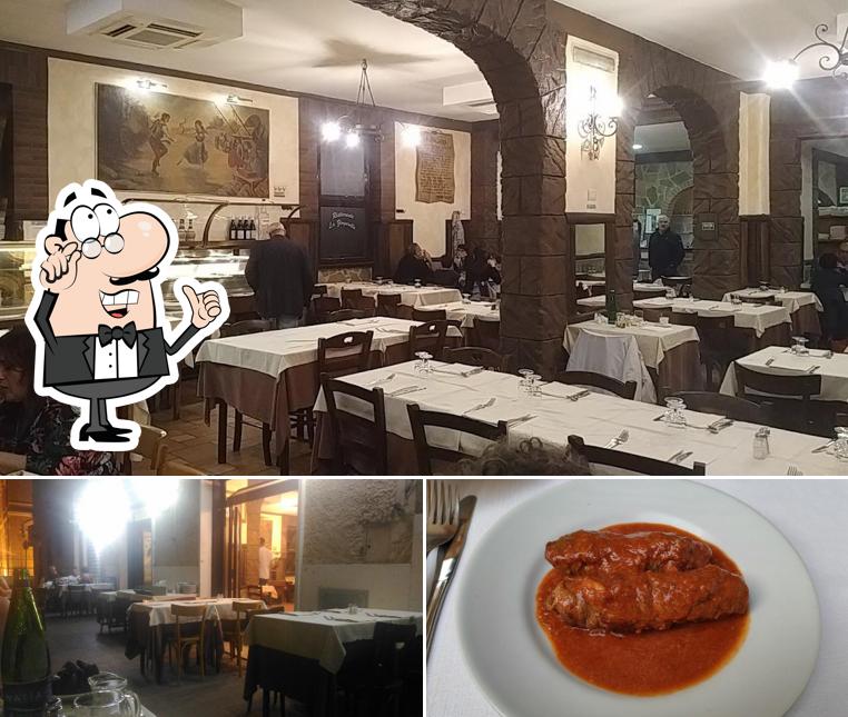 Questa è la immagine che presenta la interni e cibo di La Zingarella