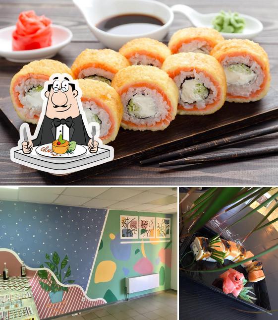Check out the image displaying food and interior at Sueyoushi