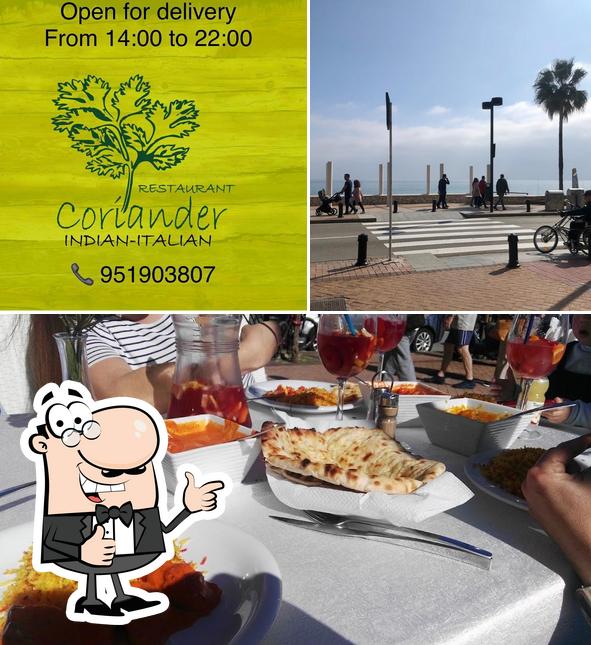 Здесь можно посмотреть фотографию ресторана "Coriander Indian & Italian Restaurant"