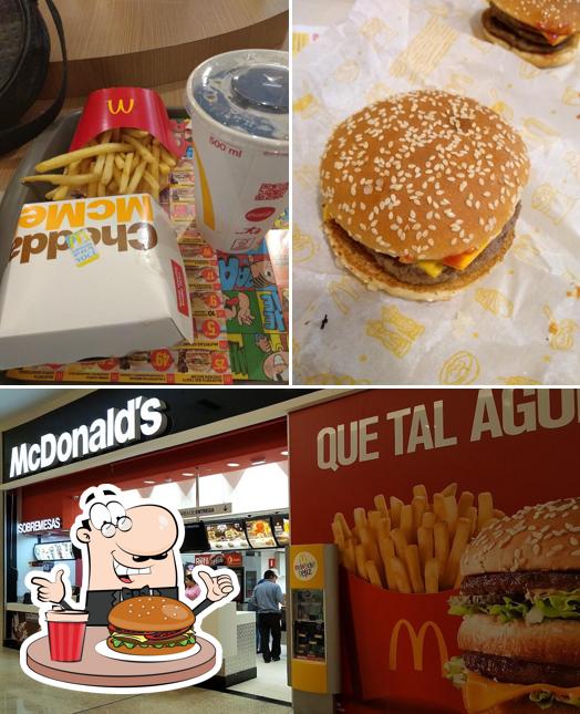 Peça um hambúrguer no McDonald's