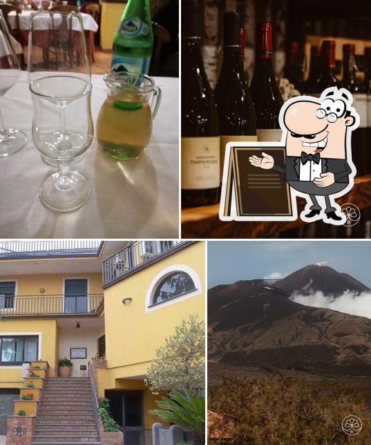 La esterno e bevanda del ristorante