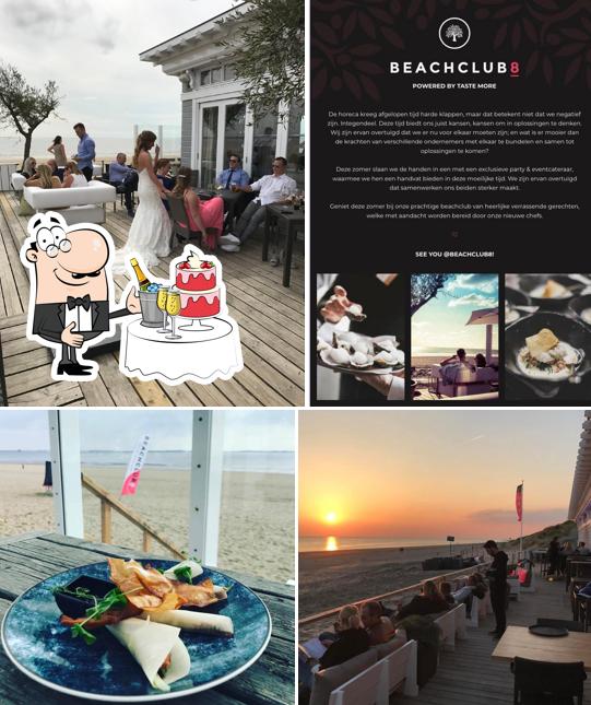 Beachclub 8 a une option pour recevoir un diner pour un mariage