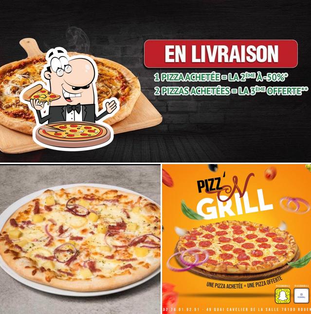 Prenez des pizzas à Pizz' N Grill