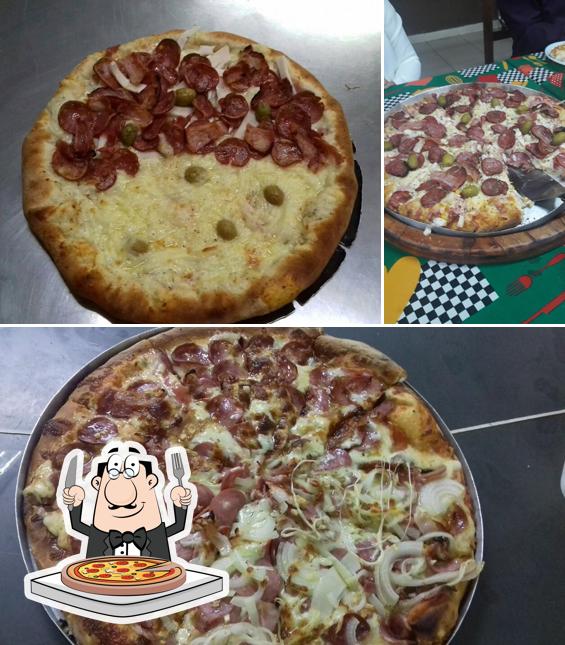 Experimente pizza no Pizzaria e Lanchonete Beltrame