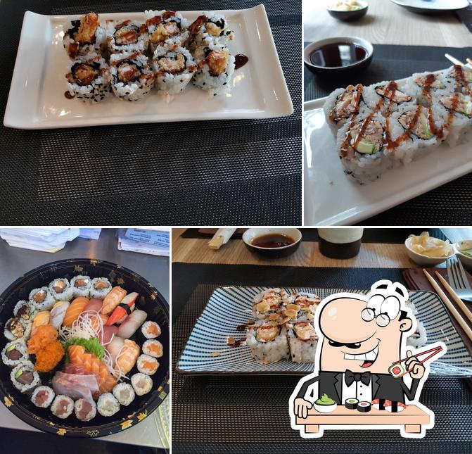 Scegli le varie opzioni di sushi