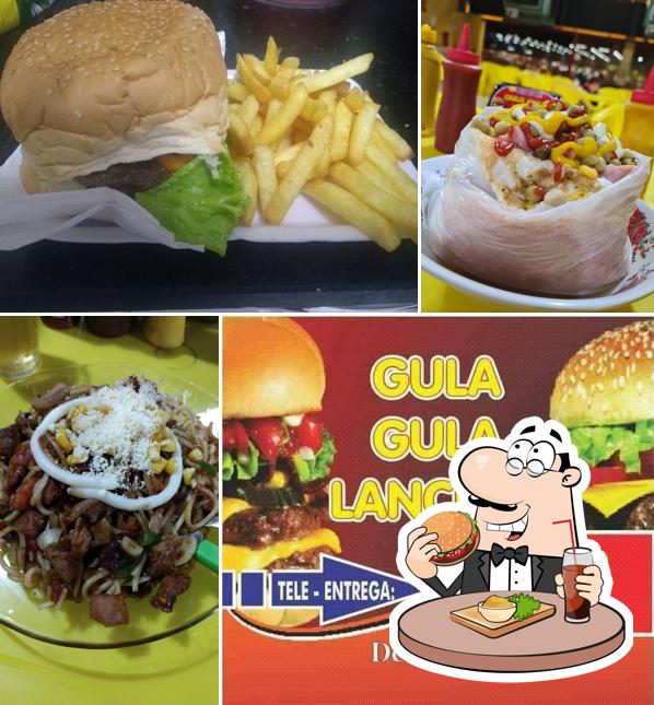 Hambúrguer em Gula Gula Lanches