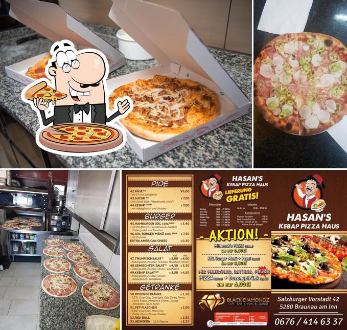 Kostet eine Pizza bei Hasan's Kebap