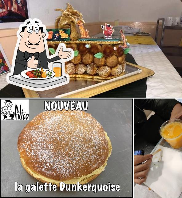 Parmi les diverses choses de la nourriture et la boisson, une personne peut trouver sur Nico Boulangerie Noidans-Les-Vesoul