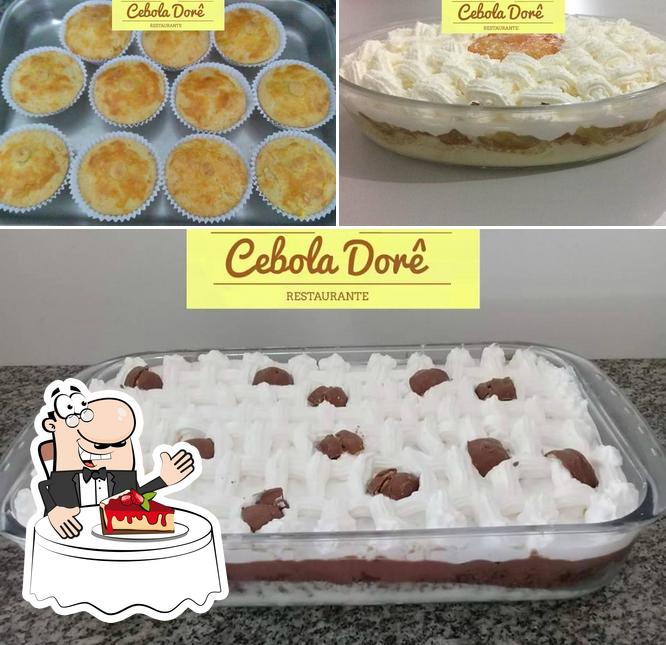 Restaurante Cebola Dorê provides a number of desserts